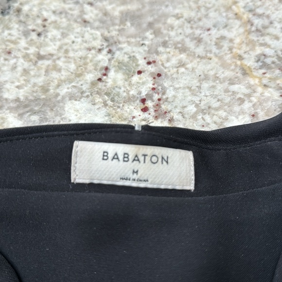 Aritzia Babaton Blouse - Black with white pinstripe detail in Medium - Picture 2 of 2